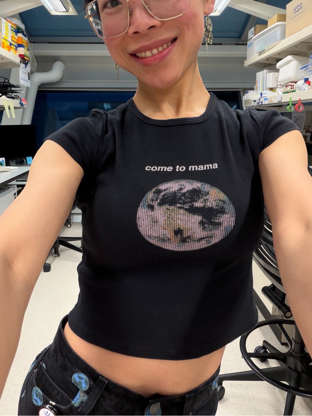 Reformation Muse Tee Earth Lover Black S - Picture 7 of 11